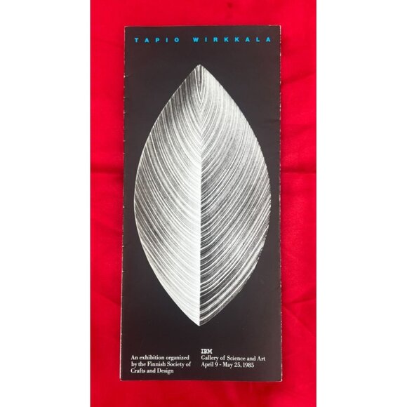 Tapio Wirkkala Exhibition Brochure IBM Gallery NY 1985 Finnish Modernist Design - Picture 1 of 8